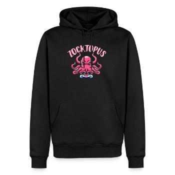 Gaming Octopus Gaming Tintenfisch Zocktopus - Männer Premium Bio Hoodie - Schwarz - Vorne - Nico (187cm)