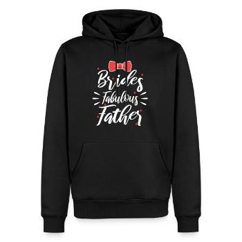 Brides fabulous father - Männer Premium Bio Hoodie - Schwarz - Vorne - Nico (187cm)