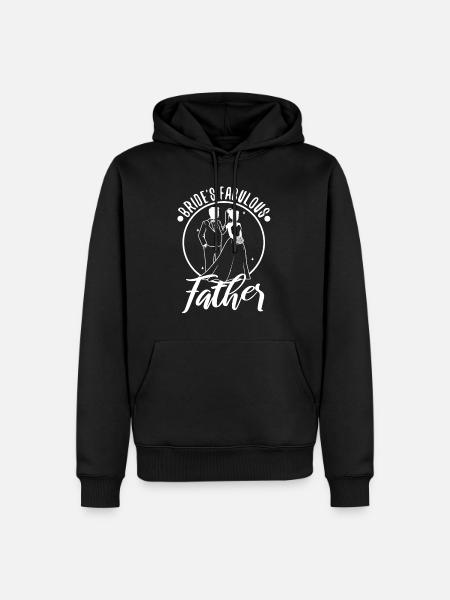 Brides fabulous father - Men’s Premium Organic Hoodie - black