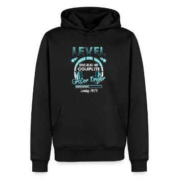 Großer Bruder 2023 Loading Einzelkind Gamer - Männer Premium Bio Hoodie - Schwarz - Vorne - Nico (187cm)