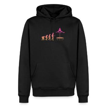 Evolution Trampolines Trampolines - Sweat à capuche Premium bio Homme - noir - Devant - Nico (187cm)