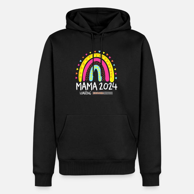 Mama 2024 Loading - Männer Premium Bio Hoodie - Schwarz