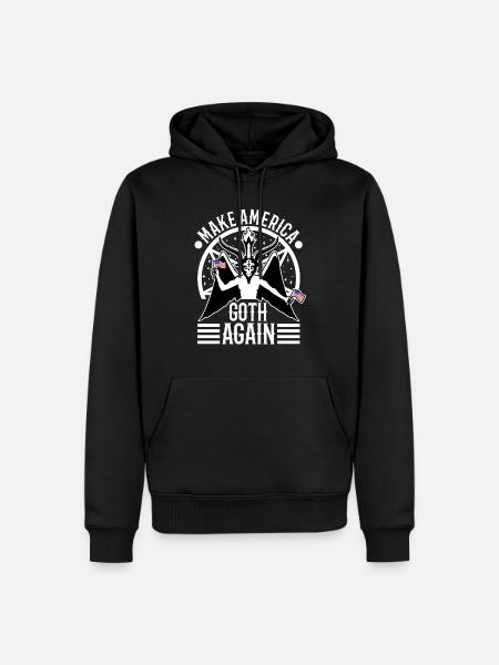 Make america goth again - Men’s Premium Organic Hoodie - black