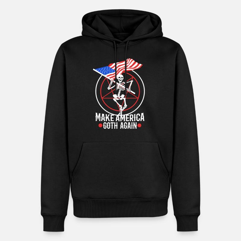 Make america goth again - Men’s Premium Organic Hoodie - black