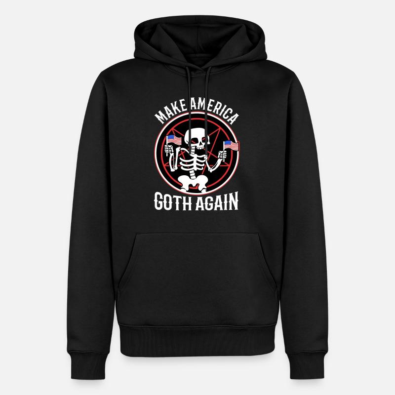 Make america goth again - Men’s Premium Organic Hoodie - black