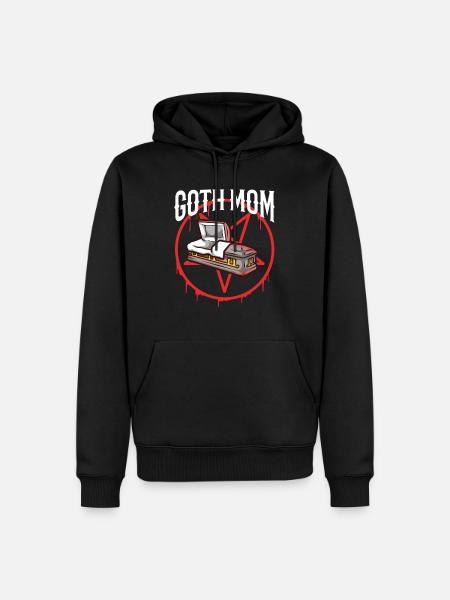 Goth Mom - Men’s Premium Organic Hoodie - black