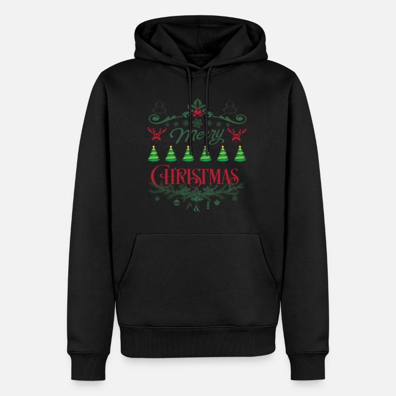 Joyeux Noël - Sweat à capuche Premium bio Homme - noir
