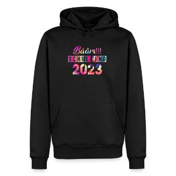 Schulkind 2023 Einschulung - Männer Premium Bio Hoodie - Schwarz - Vorne - Nico (187cm)