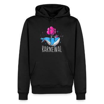 Karnewal Fasching Wal - Männer Premium Bio Hoodie - Schwarz - Vorne - Nico (187cm)