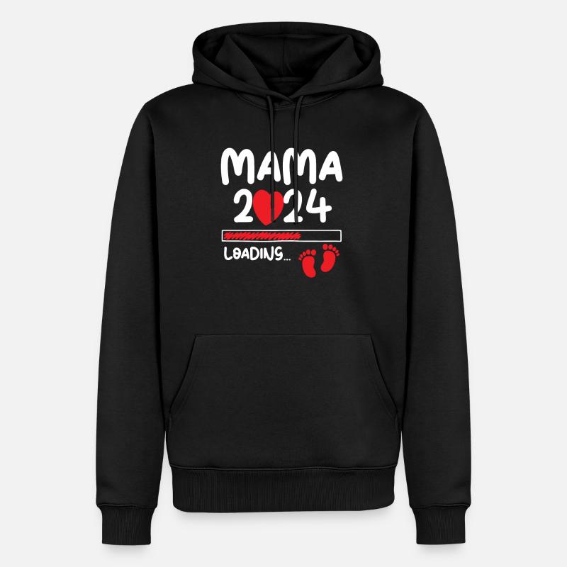 Mama Loading 2024 - Men’s Premium Organic Hoodie - black