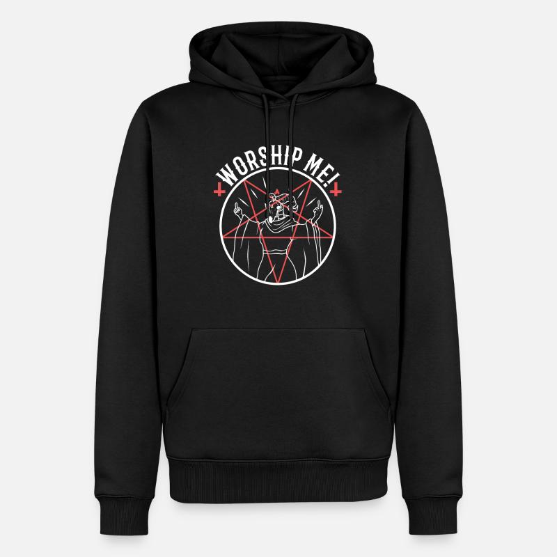 Adorez-moi - Sweat à capuche Premium bio Homme - noir