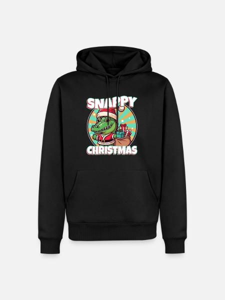 Snappy christmas - Men’s Premium Organic Hoodie - black