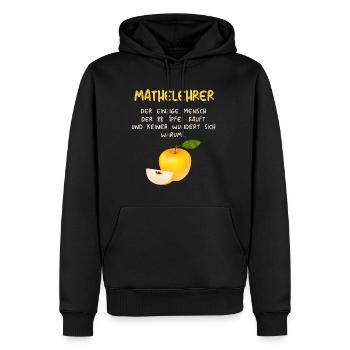 Mathematiker Mathematik Mathe Examen Lehramt - Männer Premium Bio Hoodie - Schwarz - Vorne - Nico (187cm)