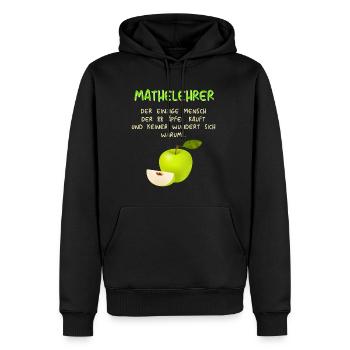 Mathematiker Mathematik Mathe Examen Lehramt - Männer Premium Bio Hoodie - Schwarz - Vorne - Nico (187cm)