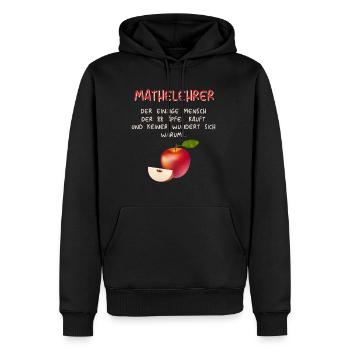Mathematiker Mathematik Mathe Examen Lehramt - Männer Premium Bio Hoodie - Schwarz - Vorne - Nico (187cm)
