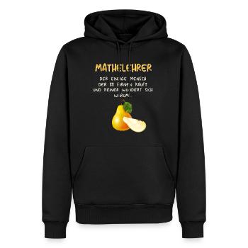 Mathematiker Mathematik Mathe Examen Lehramt - Männer Premium Bio Hoodie - Schwarz - Vorne - Nico (187cm)