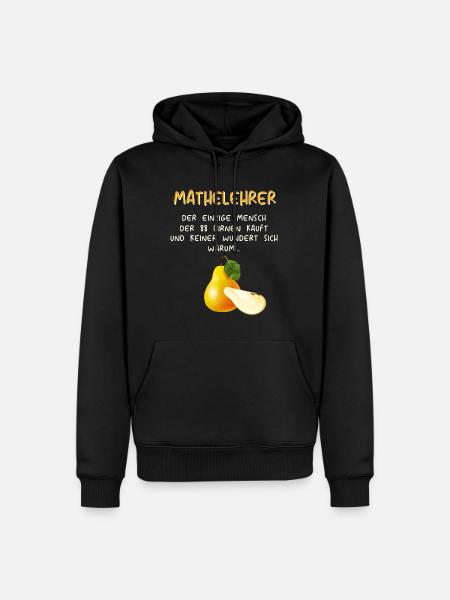 Mathematiker Mathematik Mathe Examen Lehramt - Männer Premium Bio Hoodie - Schwarz