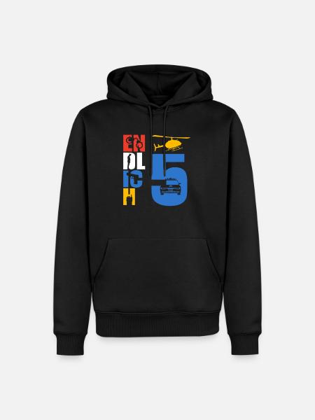 Finally 5 Police - Men’s Premium Organic Hoodie - black
