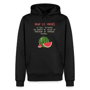 Mathematiker Mathematik Mathe Examen Lehramt - Männer Premium Bio Hoodie - Schwarz - Vorne - Nico (187cm)