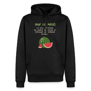 Mathematiker Mathematik Mathe Examen Lehramt - Männer Premium Bio Hoodie - Schwarz - Vorne - Nico (187cm)