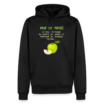 Mathematiker Mathematik Mathe Examen Lehramt - Männer Premium Bio Hoodie - Schwarz - Vorne - Nico (187cm)