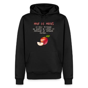 Mathematiker Mathematik Mathe Examen Lehramt - Männer Premium Bio Hoodie - Schwarz - Vorne - Nico (187cm)