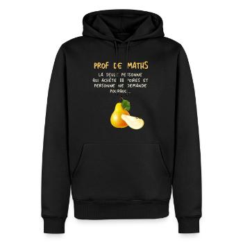 Mathematiker Mathematik Mathe Examen Lehramt - Männer Premium Bio Hoodie - Schwarz - Vorne - Nico (187cm)