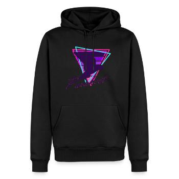 Papagei Sittich - Männer Premium Bio Hoodie - Schwarz - Vorne - Nico (187cm)