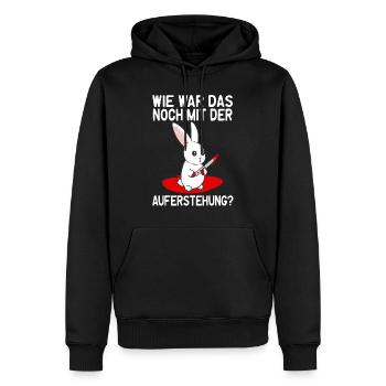 Sarkasmus Mörder Osterhase Auferstehung Halloween - Männer Premium Bio Hoodie - Schwarz - Vorne - Nico (187cm)