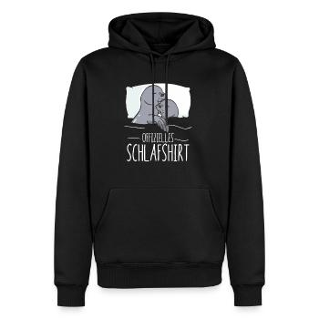 Offizelles Chemise De Nuit Seal Seal Walrus - Sweat à capuche Premium bio Homme - noir - Devant - Nico (187cm)