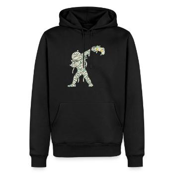 Halloween Dabbing Mummy Gamer - Herre Premium økologisk hoodie - sort - Foran - Nico (187cm)