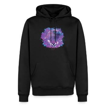 Aigle - Sweat à capuche Premium bio Homme - noir - Devant - Nico (187cm)