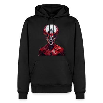 Gruseliges Halloween-partykostüm Dämon - Männer Premium Bio Hoodie - Schwarz - Vorne - Nico (187cm)