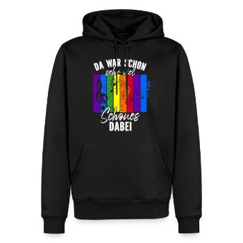 Sehr viel Schönes dabei Chorleiter Musiklehrer - Männer Premium Bio Hoodie - Schwarz - Vorne - Nico (187cm)