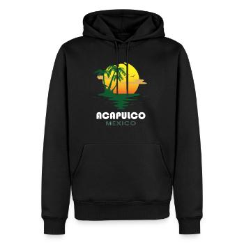 Mexique Acapulco Mexicain Mexicain Mexique - Sweat à capuche Premium bio Homme - noir - Devant - Nico (187cm)