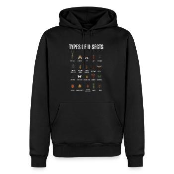 Insekt Arten Naturschutz Umweltschutz Entomologie - Männer Premium Bio Hoodie - Schwarz - Vorne - Nico (187cm)