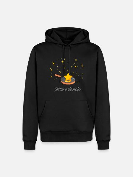 Sternekoch Geschenkidee - Männer Premium Bio Hoodie - Schwarz
