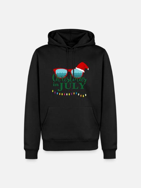 christmas in july,July - Men’s Premium Organic Hoodie - black