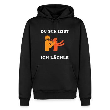 Massage Therapie Humor Physiotherapeutin - Männer Premium Bio Hoodie - Schwarz - Vorne - Nico (187cm)