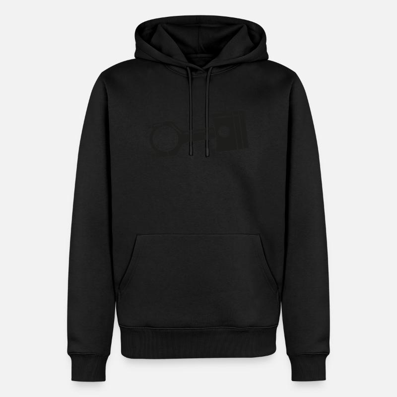 Kolben - Lambda1 - Männer Premium Bio Hoodie - Schwarz