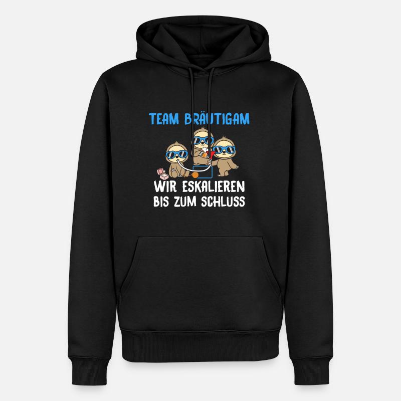 Groom d'équipe - Sweat à capuche Premium bio Homme - noir