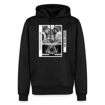 The Big Lebowski - The Dude And Walter Sobchak - Men’s Premium Organic Hoodie - black - Front - Nico (187cm)