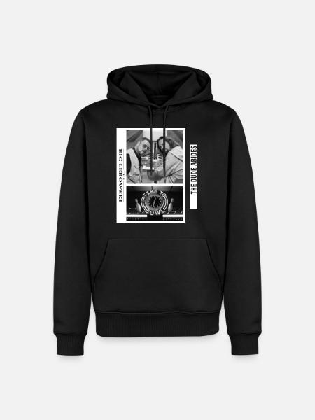 The Big Lebowski - The Dude And Walter Sobchak - Men’s Premium Organic Hoodie - black