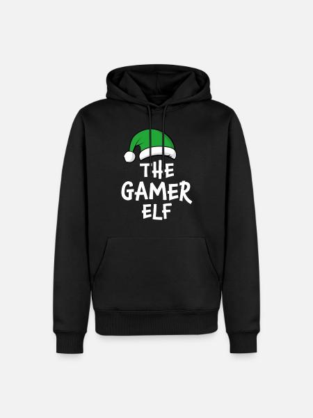 The Gamer Elf - Men’s Premium Organic Hoodie - black