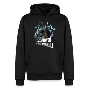 Masters Of The Universe Power Of Grayskull - Sweat à capuche Premium bio Homme - noir - Devant - Nico (187cm)