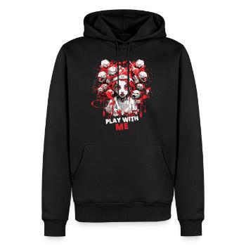 Halloween Krankenschwester Kostüm mit Pflege - Männer Premium Bio Hoodie - Schwarz - Vorne - Nico (187cm)