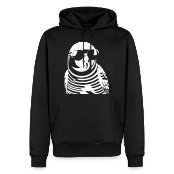 Lustiger Vogel mit Sonnenbrille Cool Bourke's Parak - Männer Premium Bio Hoodie - Schwarz - Vorne - Nico (187cm)