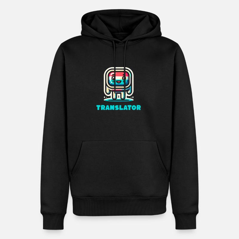 Beruf Übersetzer Job Karriere - Männer Premium Bio Hoodie - Schwarz