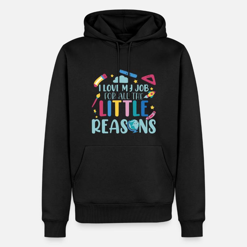 Fournisseur de services de garde - Sweat à capuche Premium bio Homme - noir