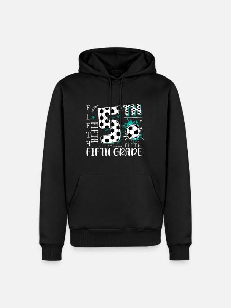 5th Grade Football - Men’s Premium Organic Hoodie - black